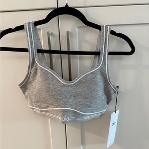ALO Yoga Alosoft Heart Throb Gray Sports